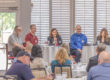 Our luncheon panelists discuss data analytics at our AMA Triangle event.